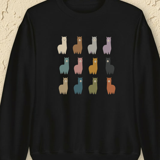 Alpacas Black Sweatshirt.jpg