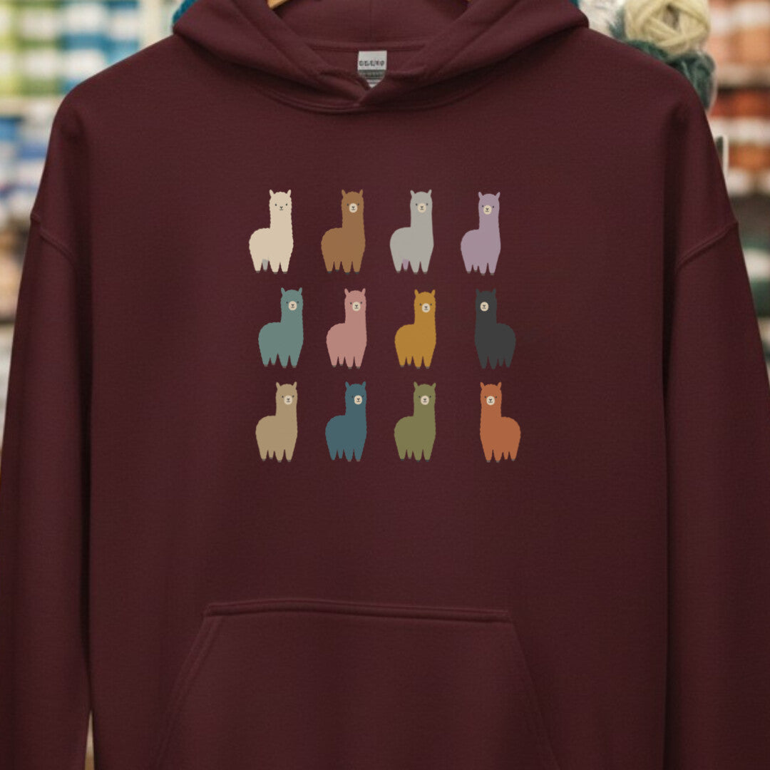 Alpacas Maroon Hoodie.jpg