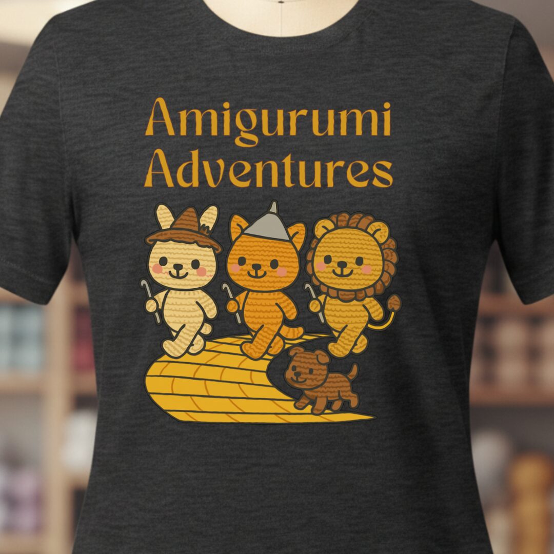 Amigurumi Adventures T-Shirt Dark Grey t-shirt