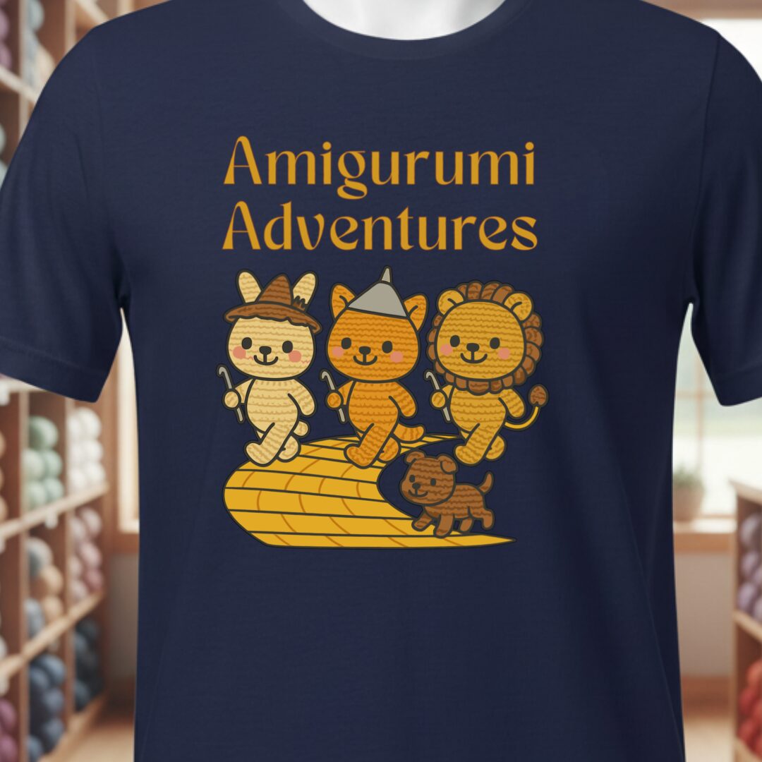 Amigurumi Adventures T-Shirt Navy t-shirt