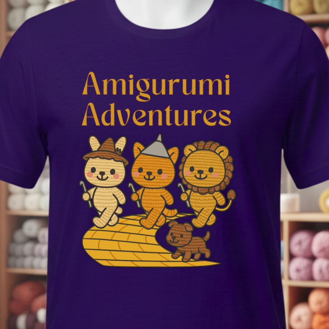 Amigurumi Adventures T-Shirt Purple t-shirt