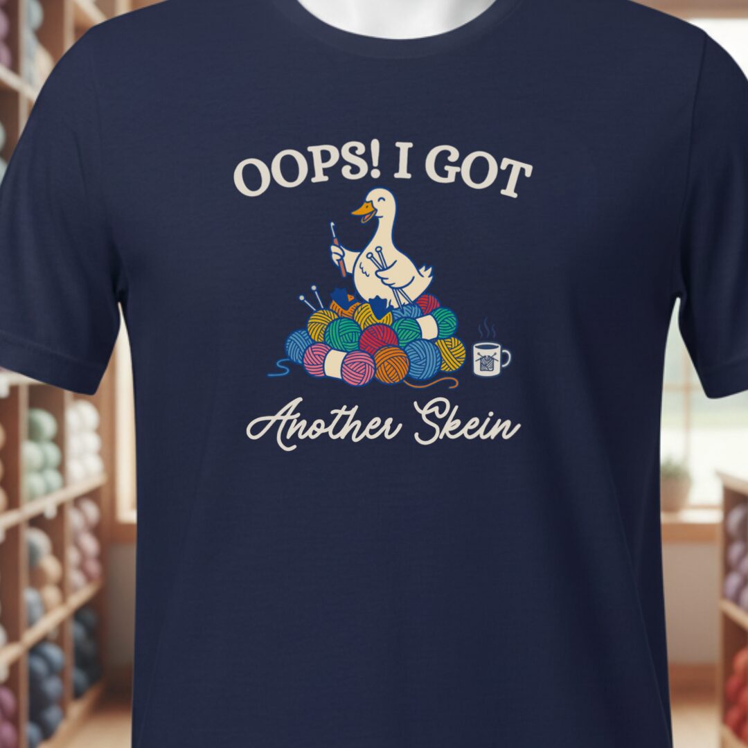 Another Skein T-Shirt Navy t-shirt