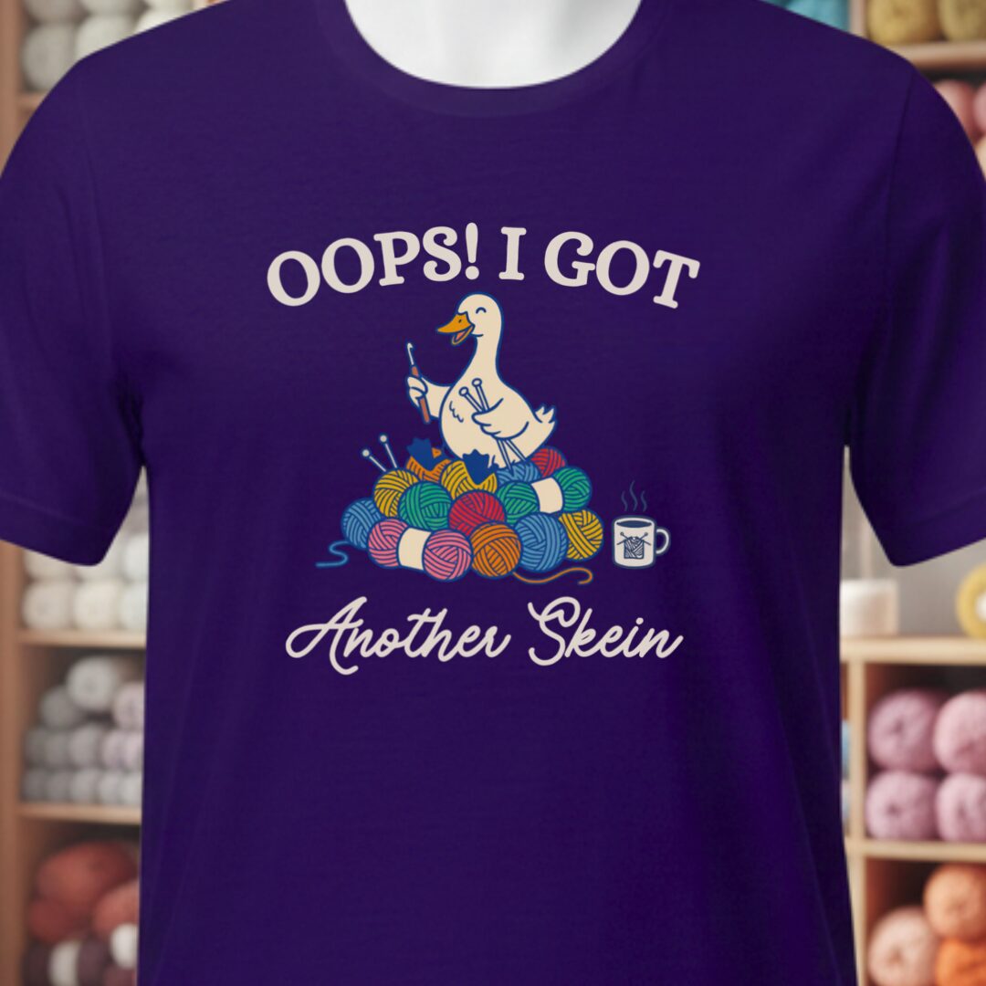 Another Skein T-Shirt Purple t-shirt