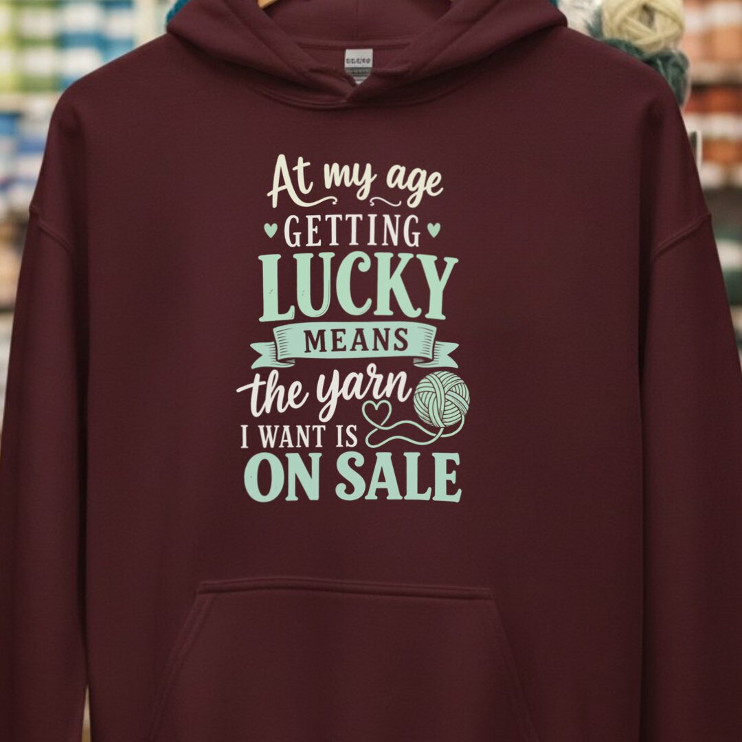 At my Age Hoodie Maroon t-shirt