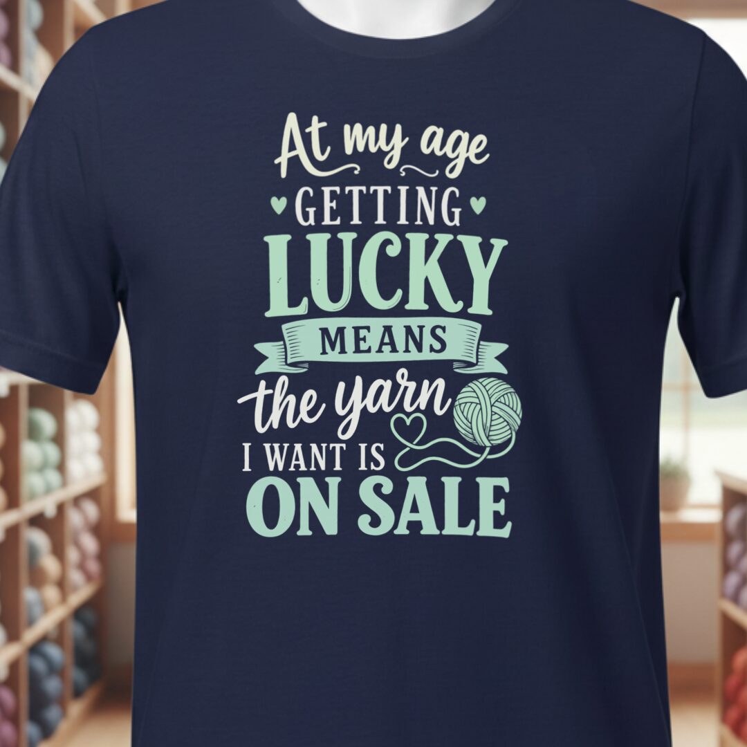 At my Age T-Shirt Navy t-shirt
