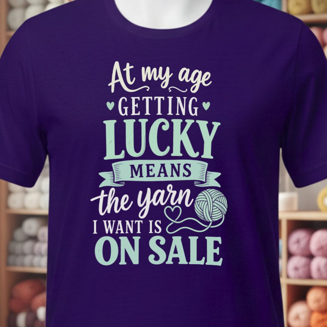At my Age T-Shirt Purple t-shirt