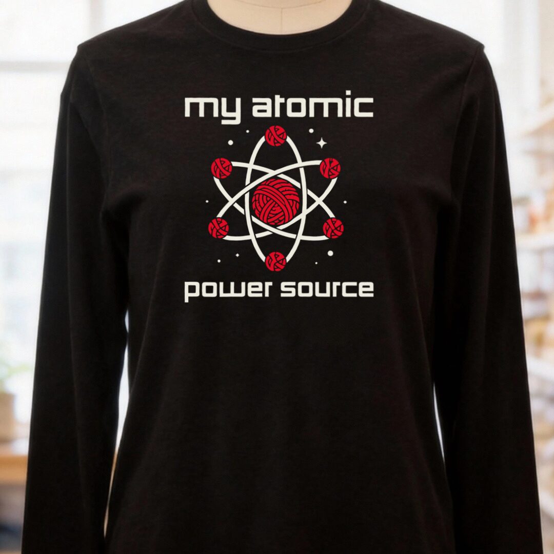 Atomic Long Sleeve Tee Black t-shirt