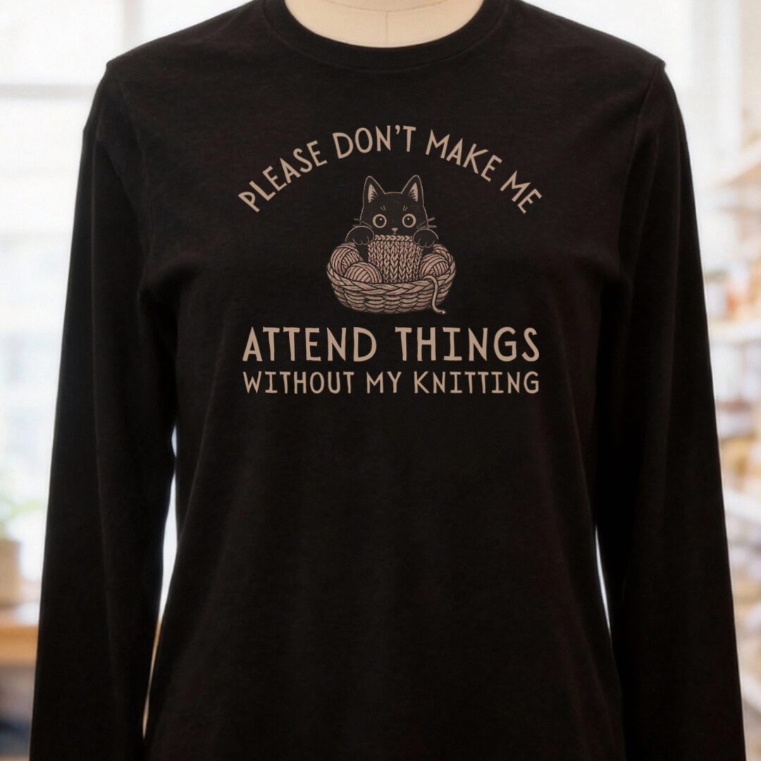 Attend Things Black Long Sleeve Tee.jpg
