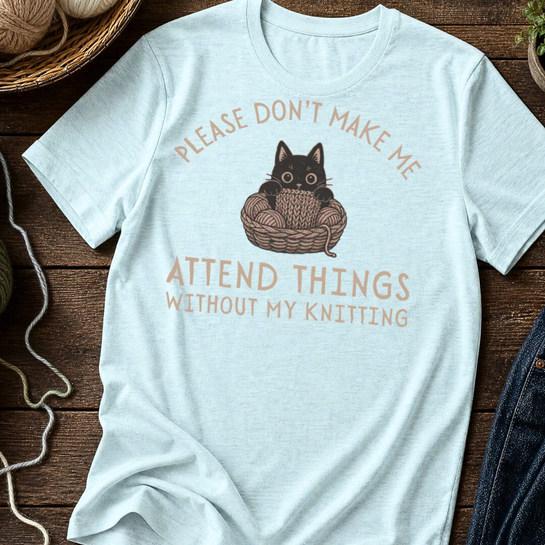 Attend Things Ice Blue T-Shirt.jpg