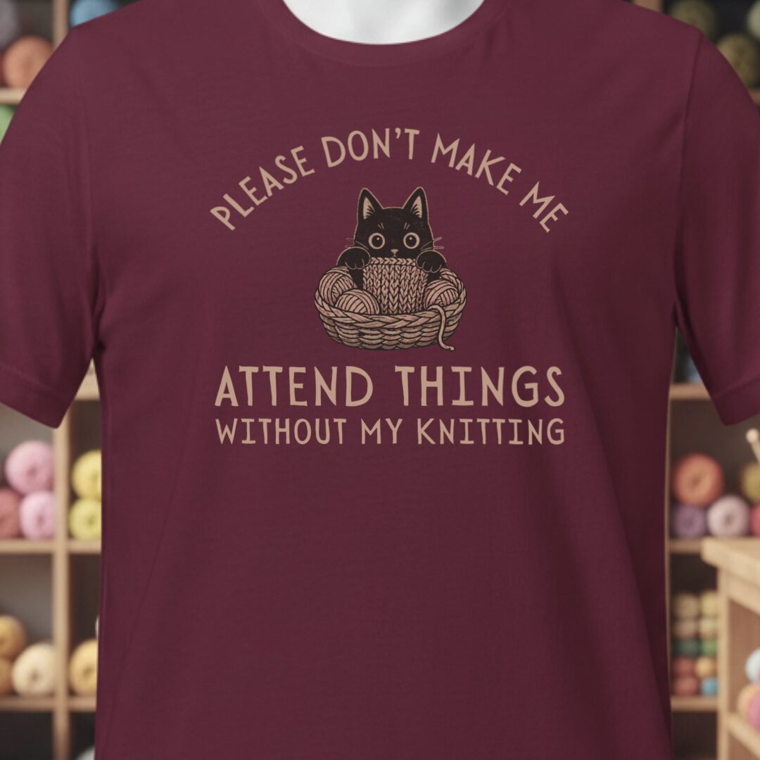 Attend Things T-Shirt Maroon t-shirt