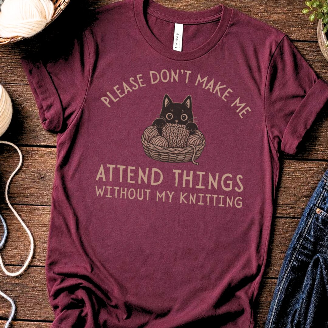 Attend Things Maroon T-Shirt.jpg