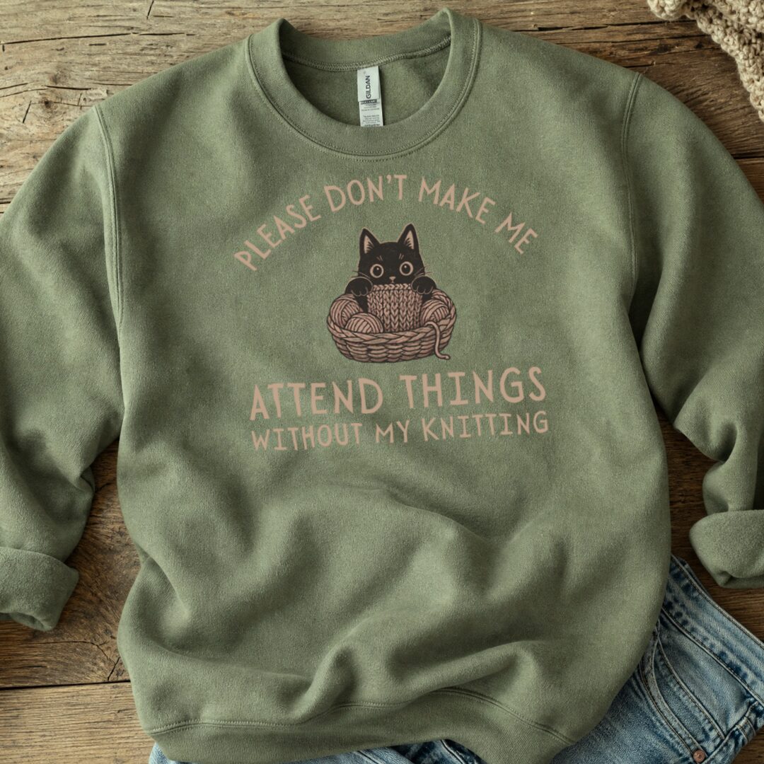 Attend Things Military Green Sweatshirt.jpg