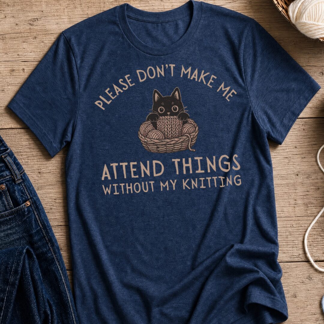 Attend Things Navy T-Shirt.jpg