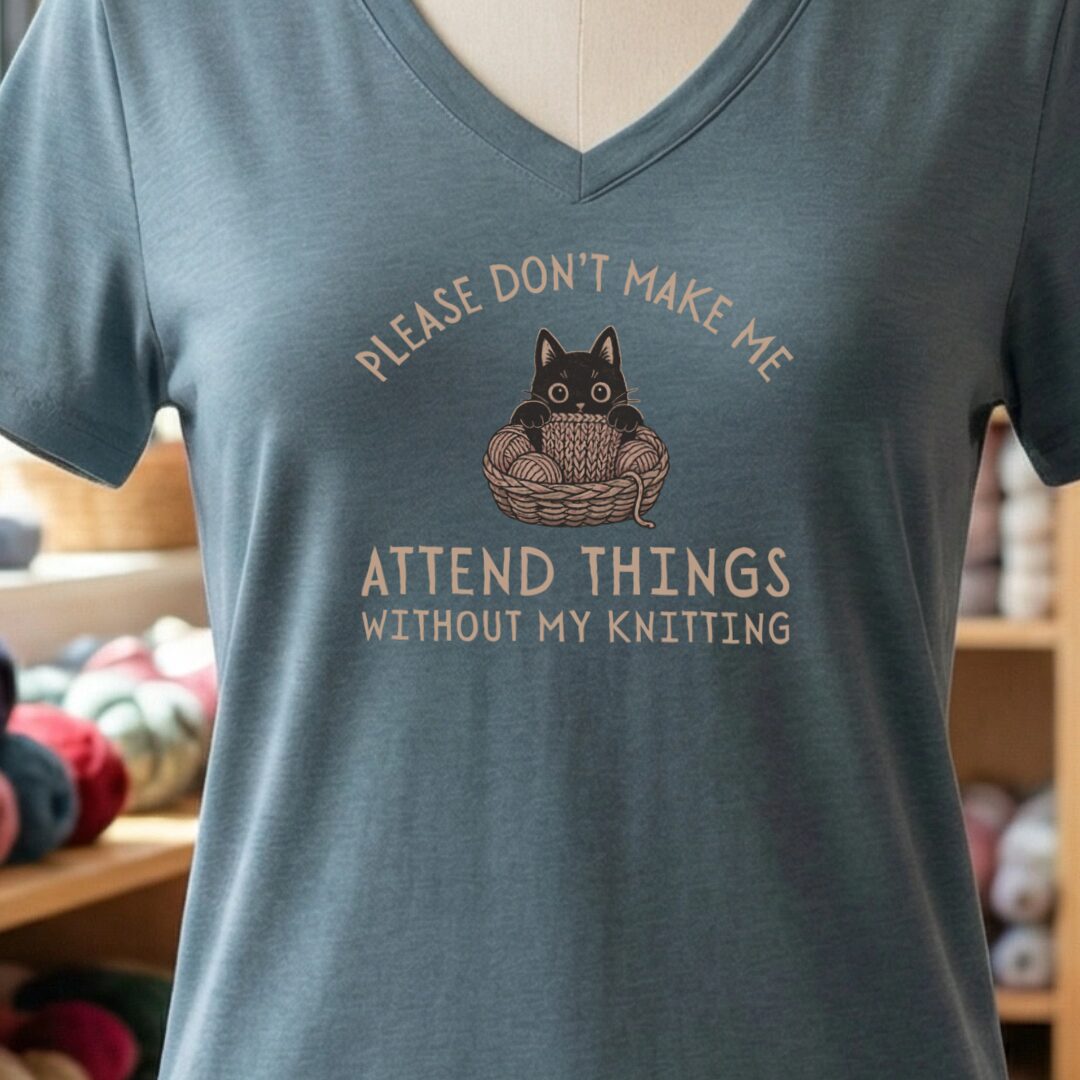 Attend Things V-Neck T-Shirt Slate t-shirt