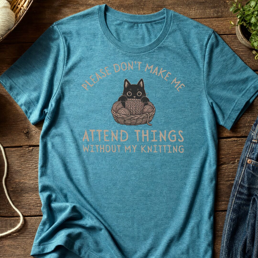 Attend Things Teal Blue T-Shirt.jpg