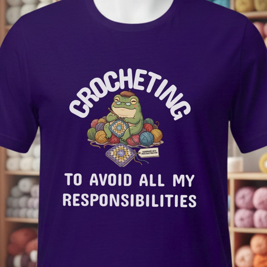 Avoid Responsibilities T-Shirt Purple t-shirt