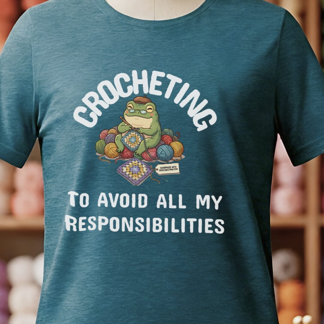 Avoid Responsibilities T-Shirt Teal Blue t-shirt