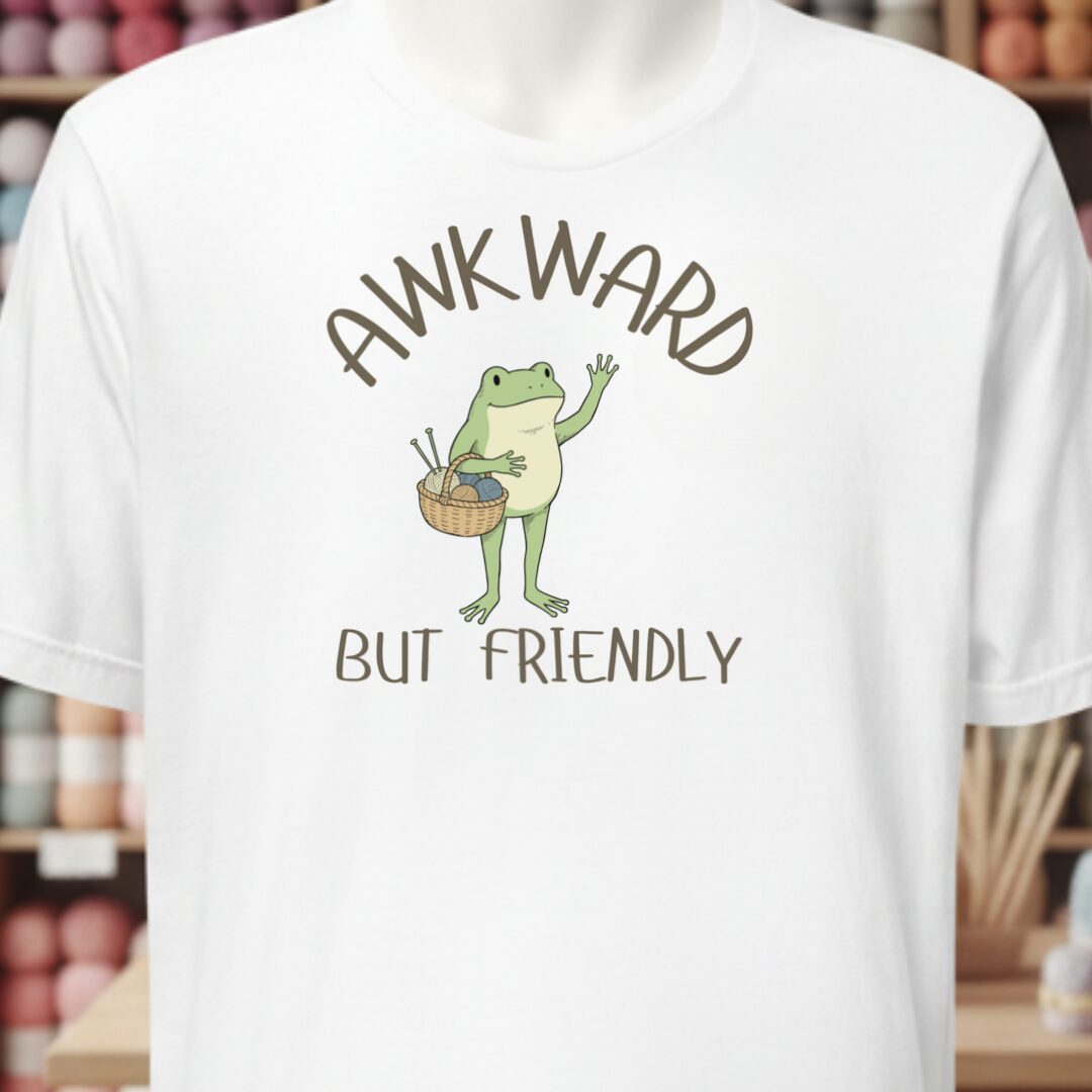 Awkward But Friendly T-Shirt White t-shirt