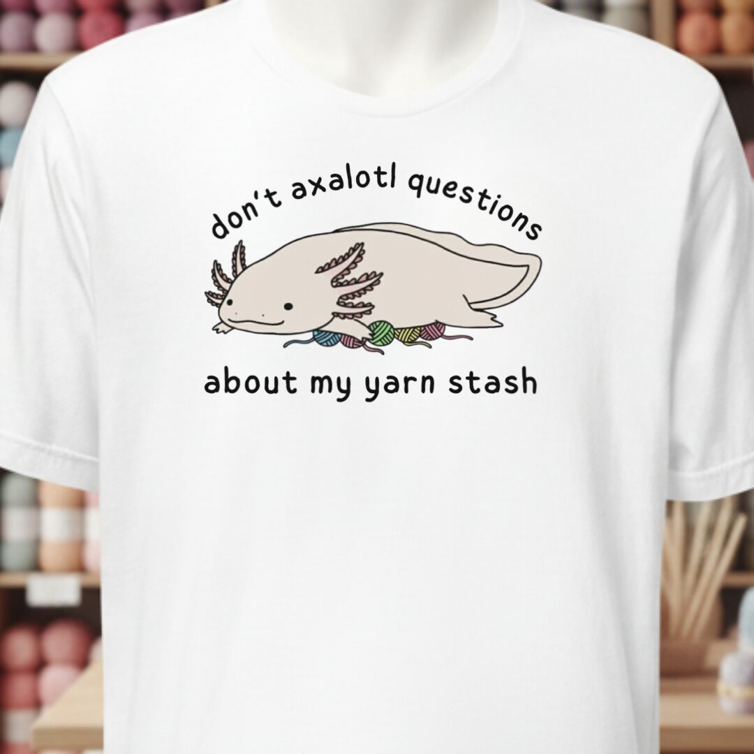 Axolotl Questions T-Shirt White t-shirt