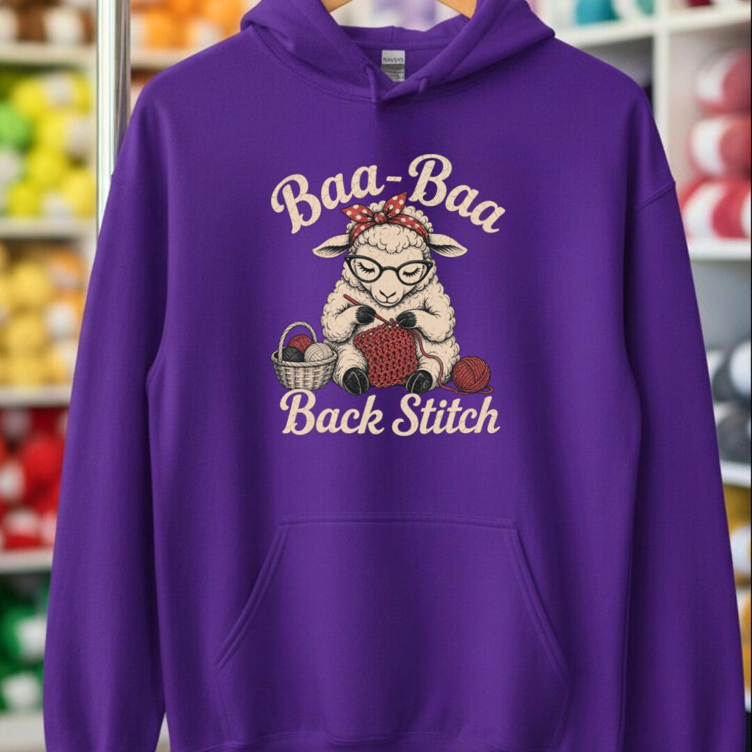 Baa Baa Back Stitch Purple Hoodie.jpg