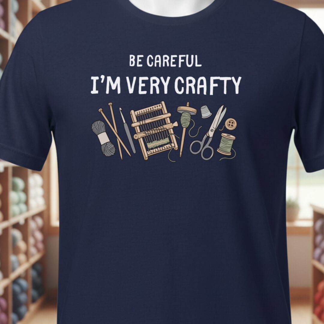 Be Careful T-Shirt Navy t-shirt