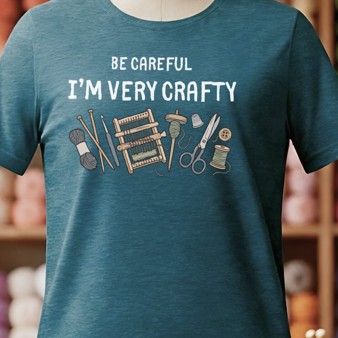 Be Careful T-Shirt Teal Blue t-shirt