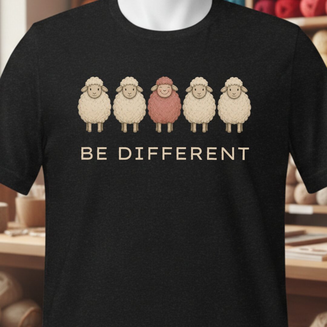 Be Different Black T-Shirt.jpg