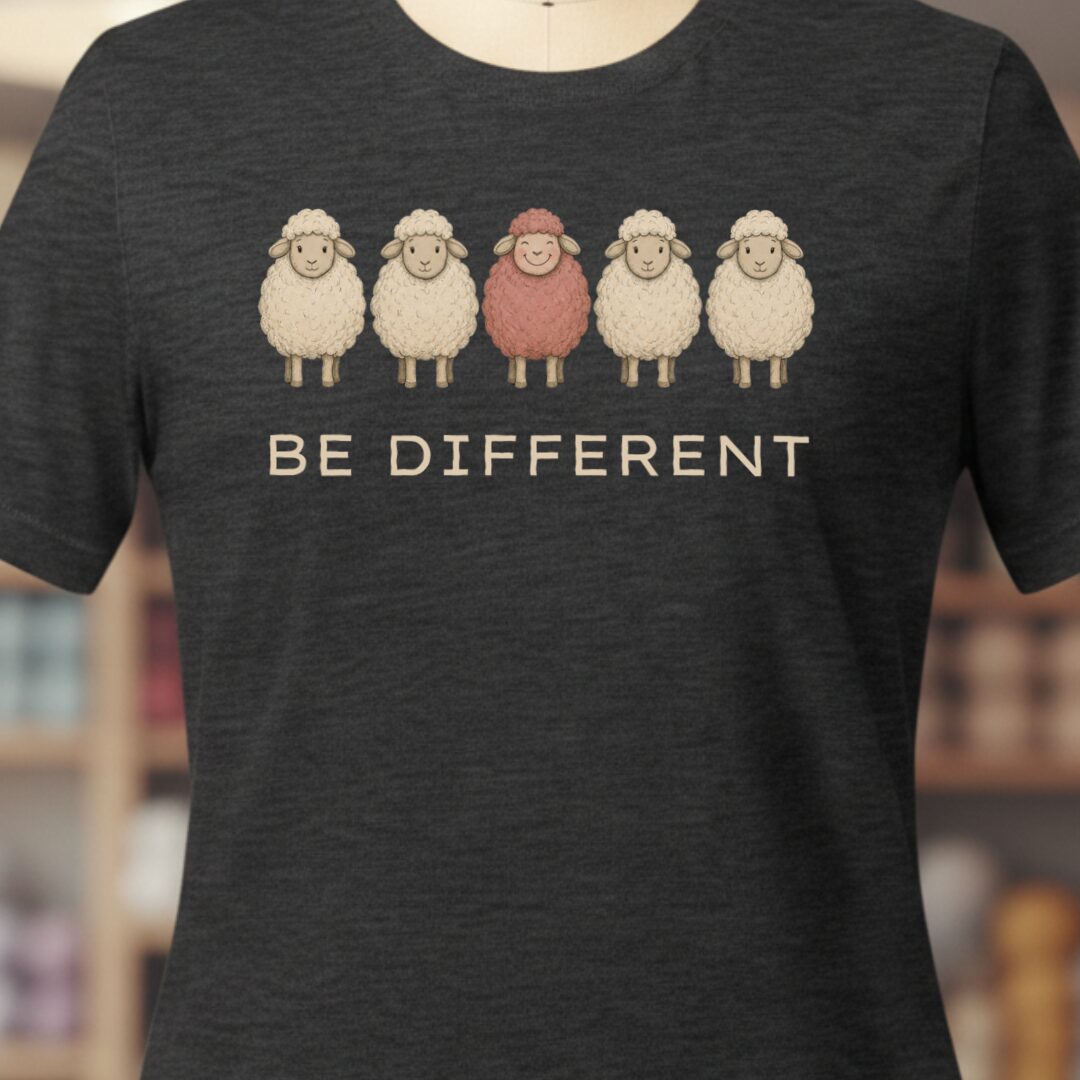 Be Different Dark Grey T-Shirt.jpg