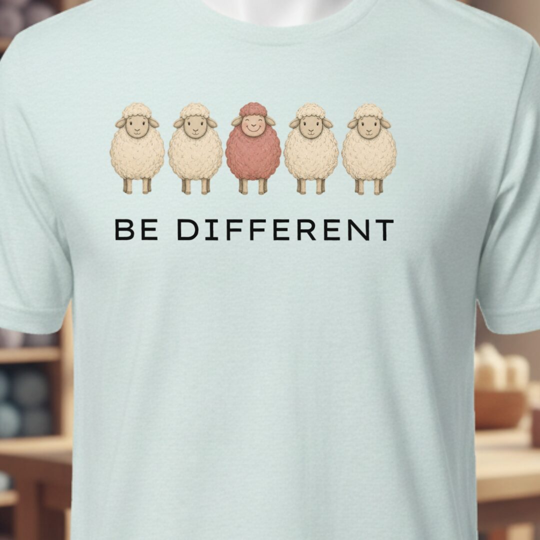 Be Different Ice Blue T-Shirt.jpg