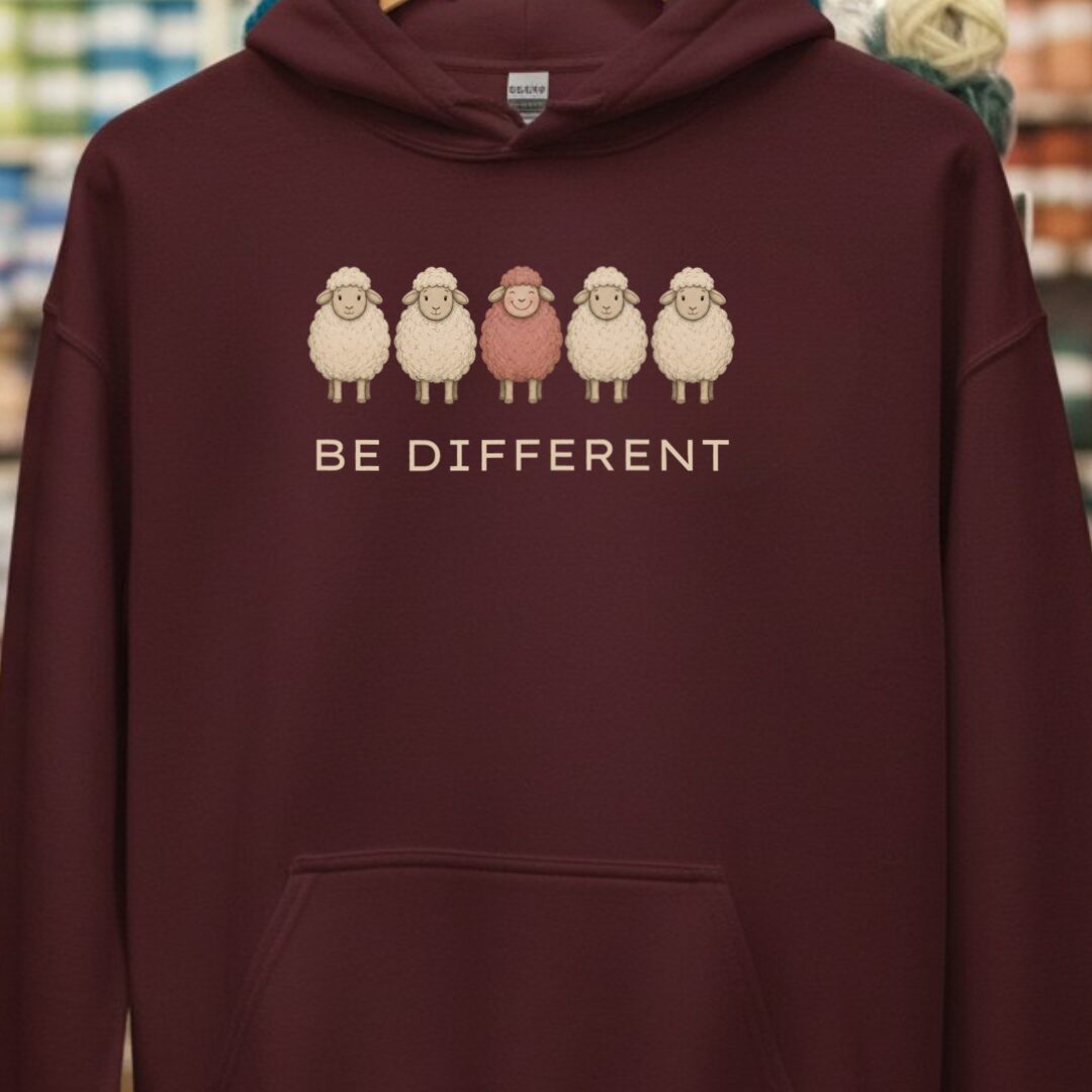 Be Different Maroon Hoodie.jpg