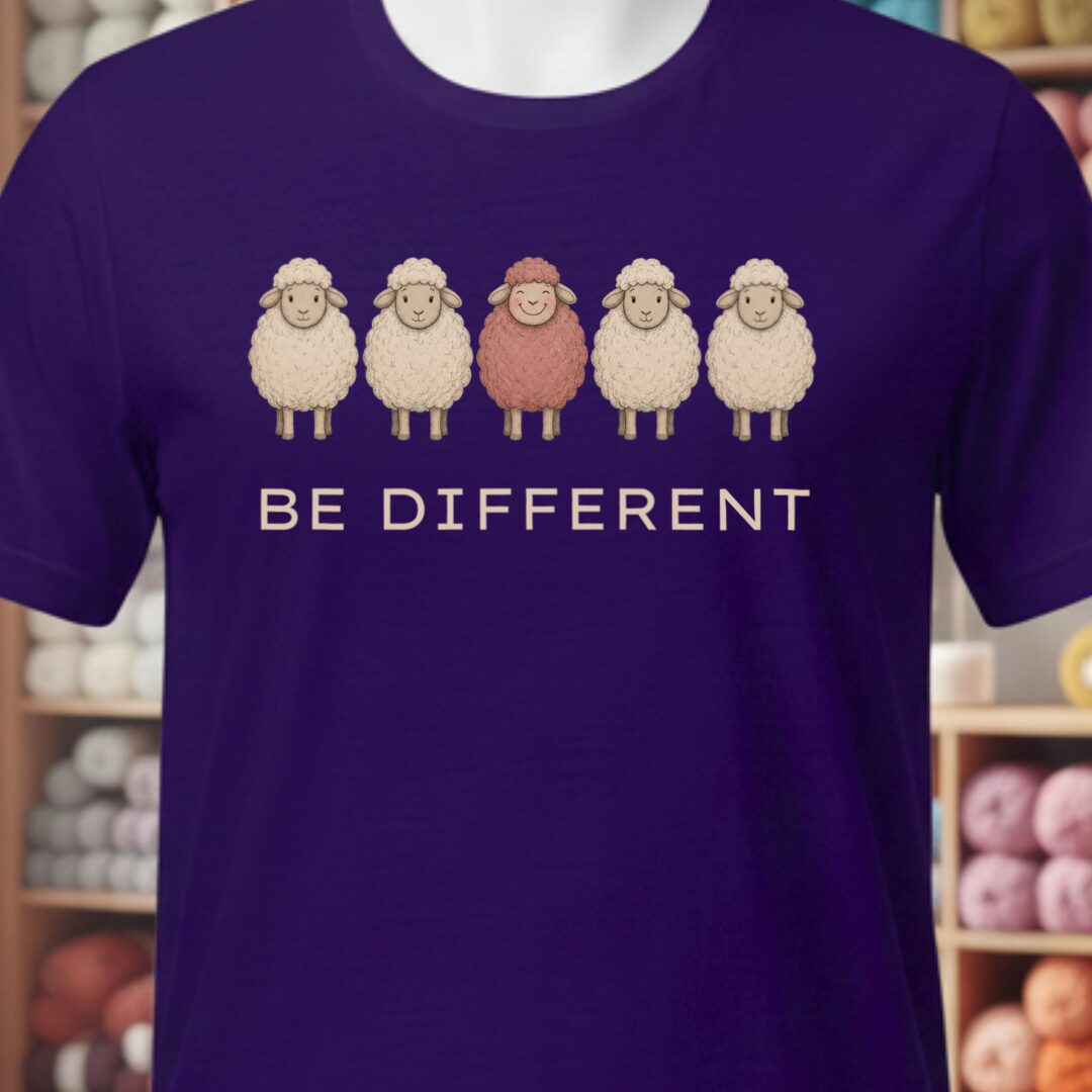 Be Different Purple T-Shirt.jpg