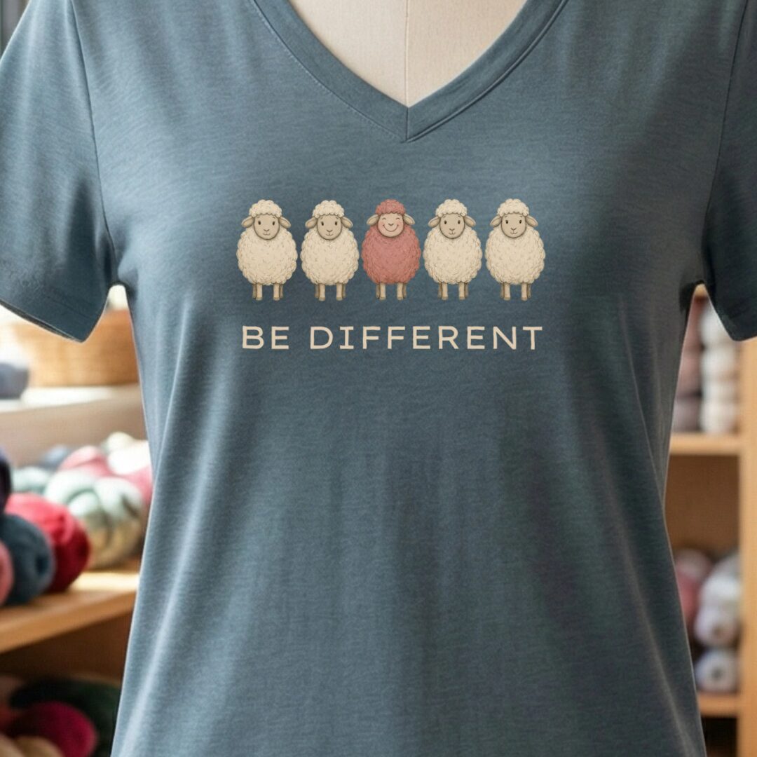Be Different Slate V Neck.jpg