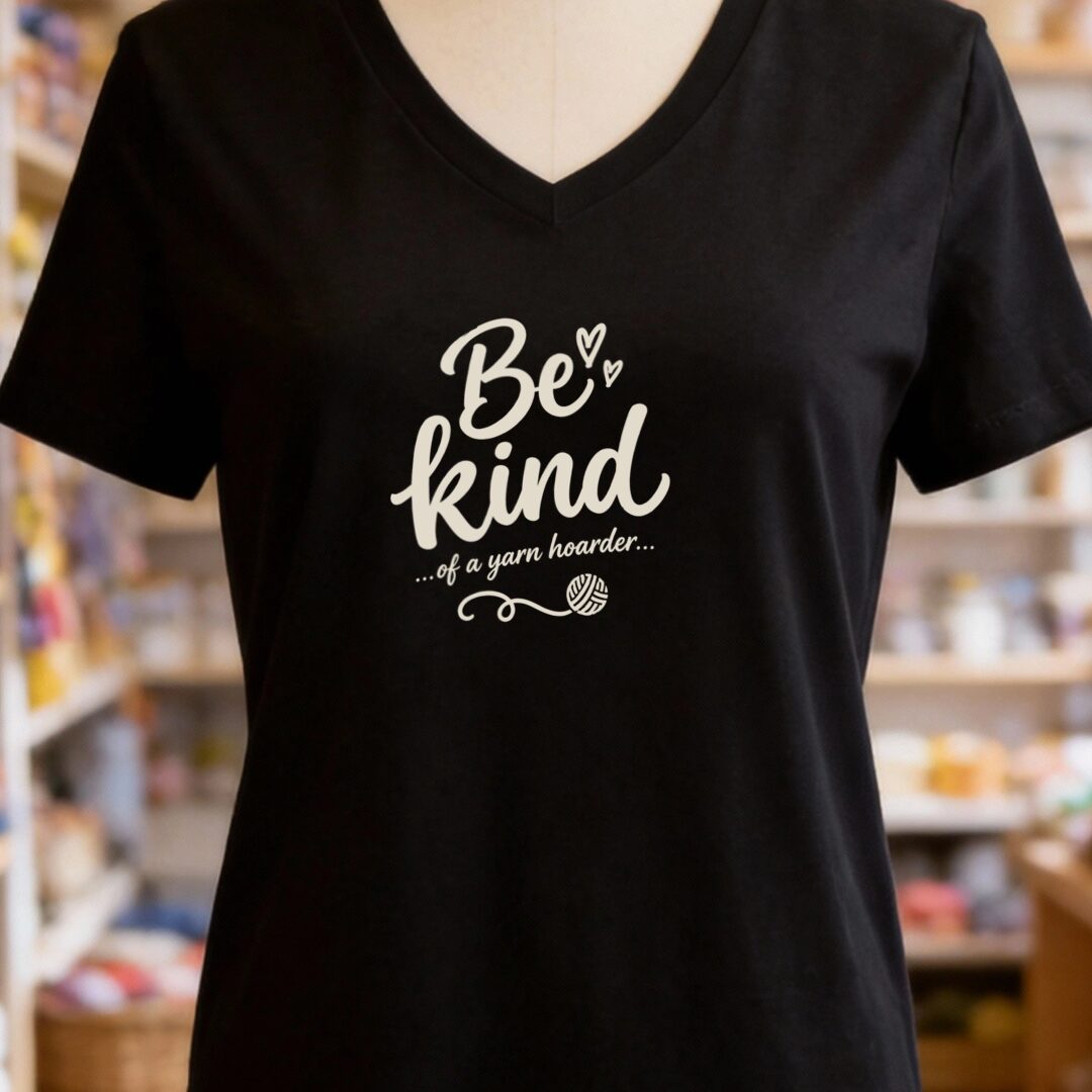 Be Kind V-Neck T-Shirt Black t-shirt
