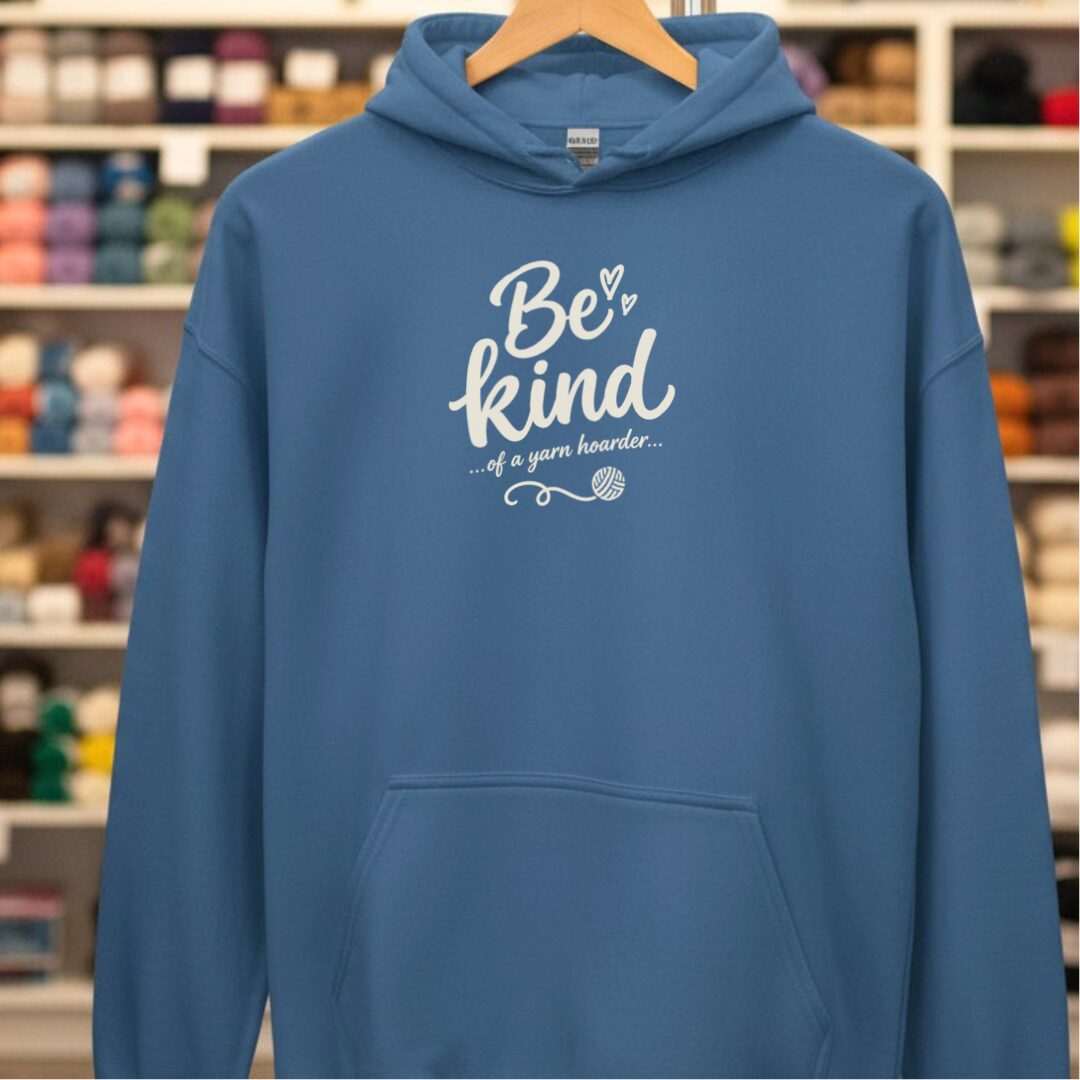 Be Kind Hoodie Indigo Blue t-shirt