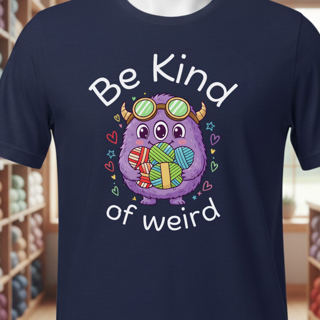 Be Kind Of Weird T-Shirt Navy t-shirt