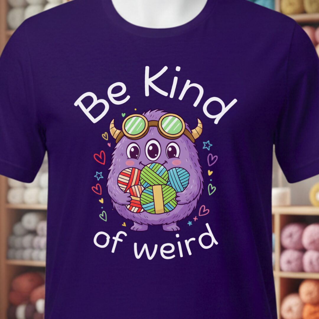 Be Kind Of Weird T-Shirt Purple t-shirt