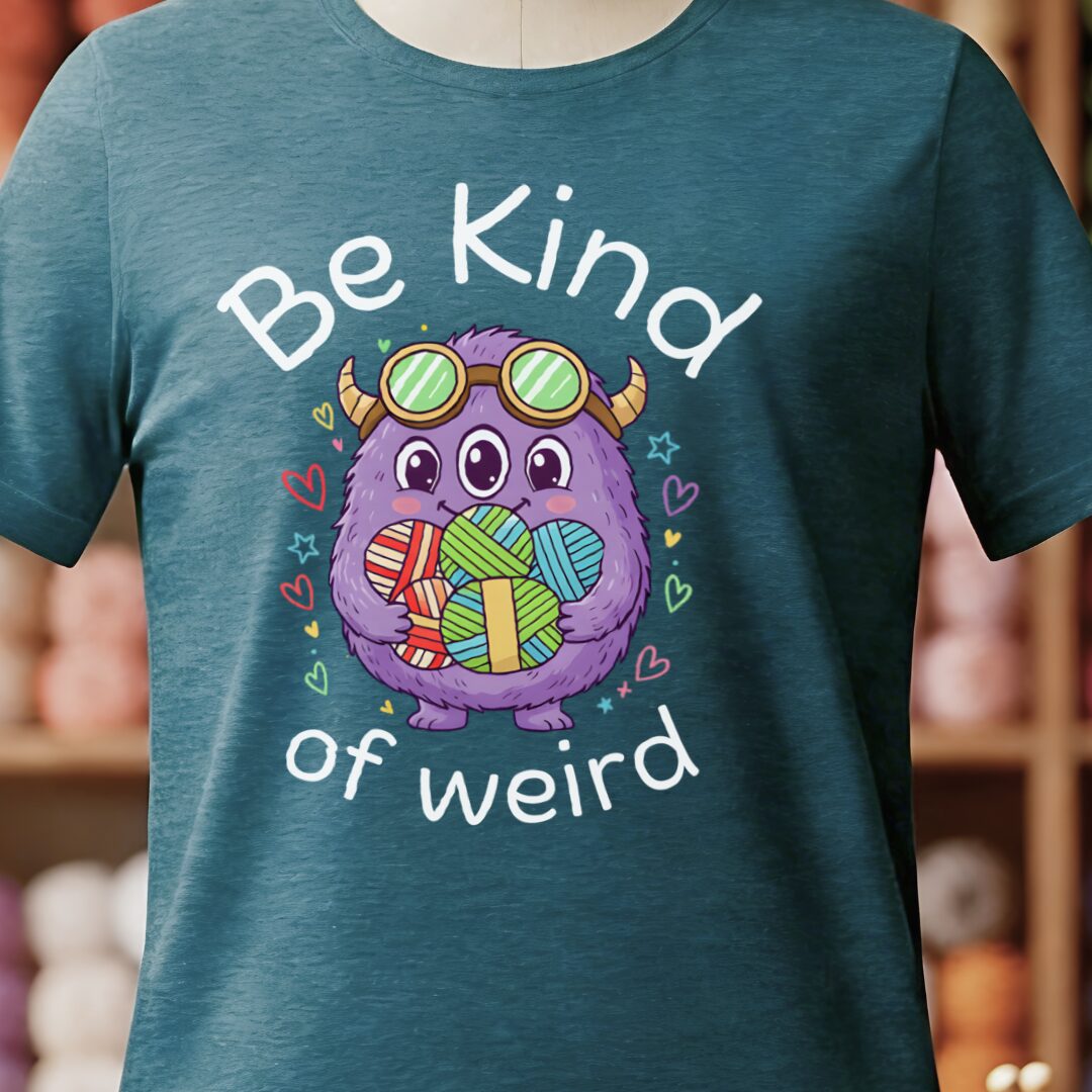 Be Kind Of Weird T-Shirt Teal Blue t-shirt