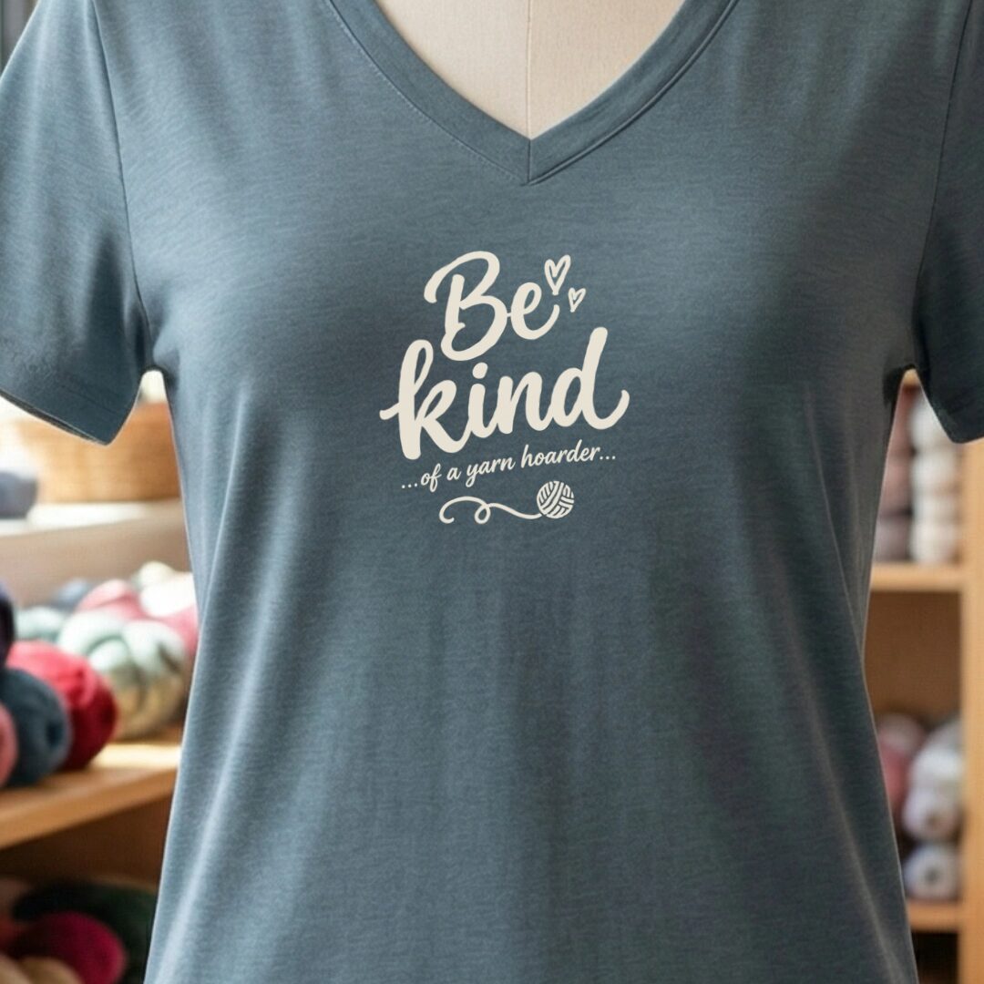 Be Kind V-Neck T-Shirt Slate t-shirt