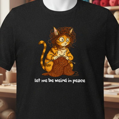 Be Weird in Peace T-Shirt Black t-shirt
