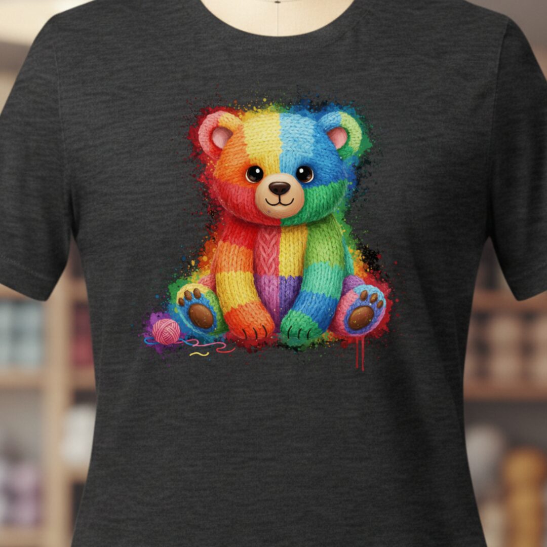 Bear Dye Splash T-Shirt Dark Grey t-shirt
