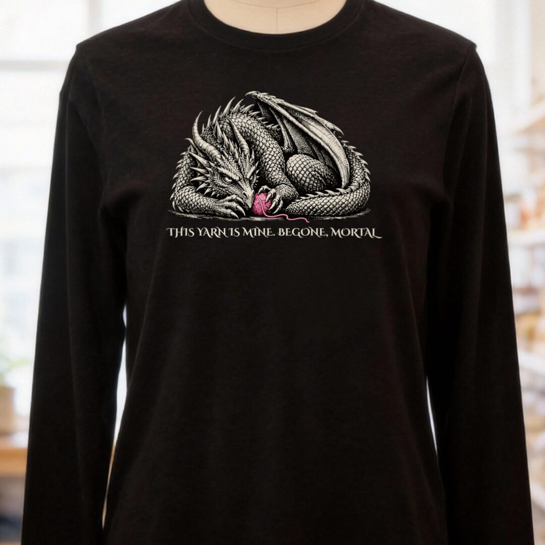 Begone Mortal Long Sleeve Tee Black t-shirt