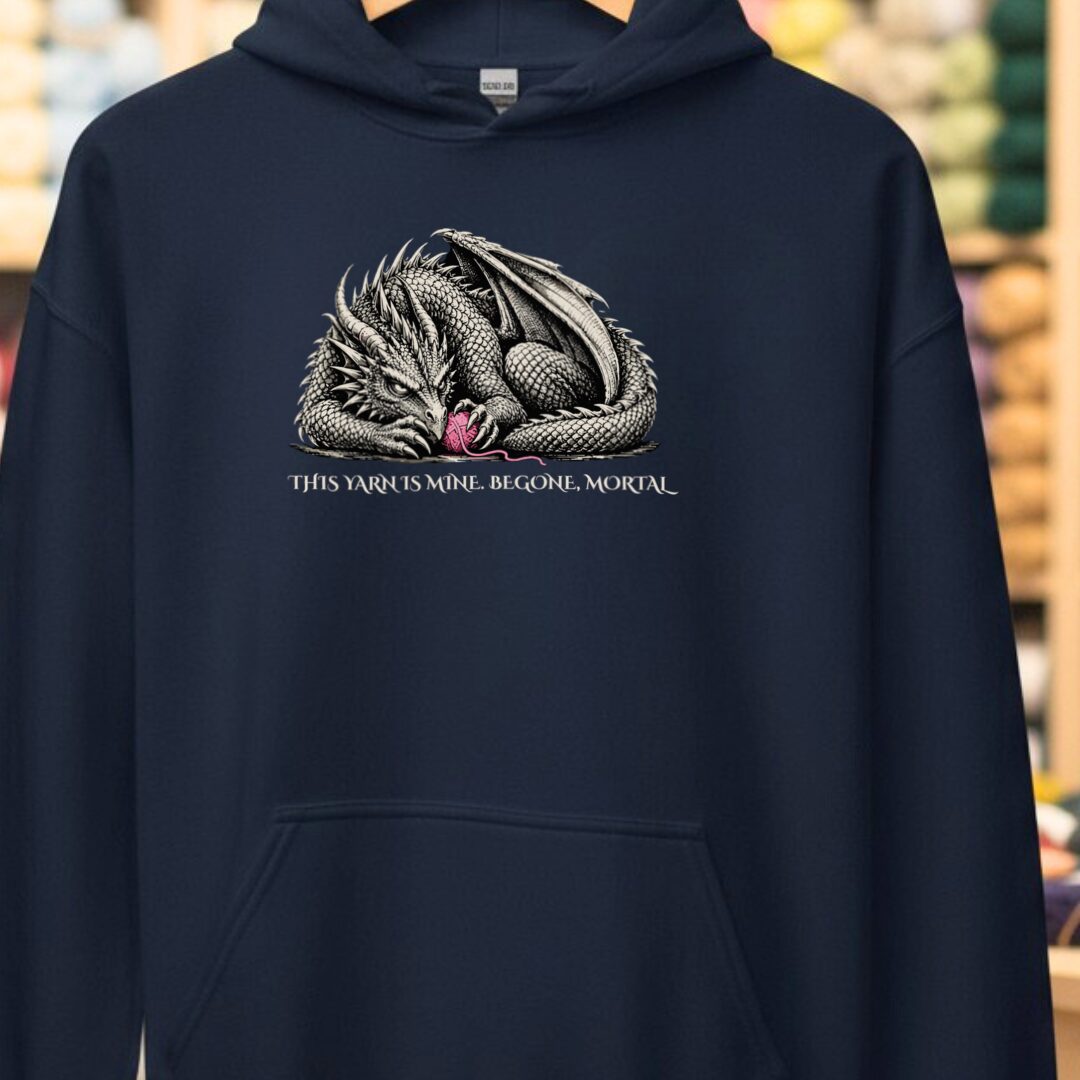 Begone Mortal Hoodie Navy t-shirt