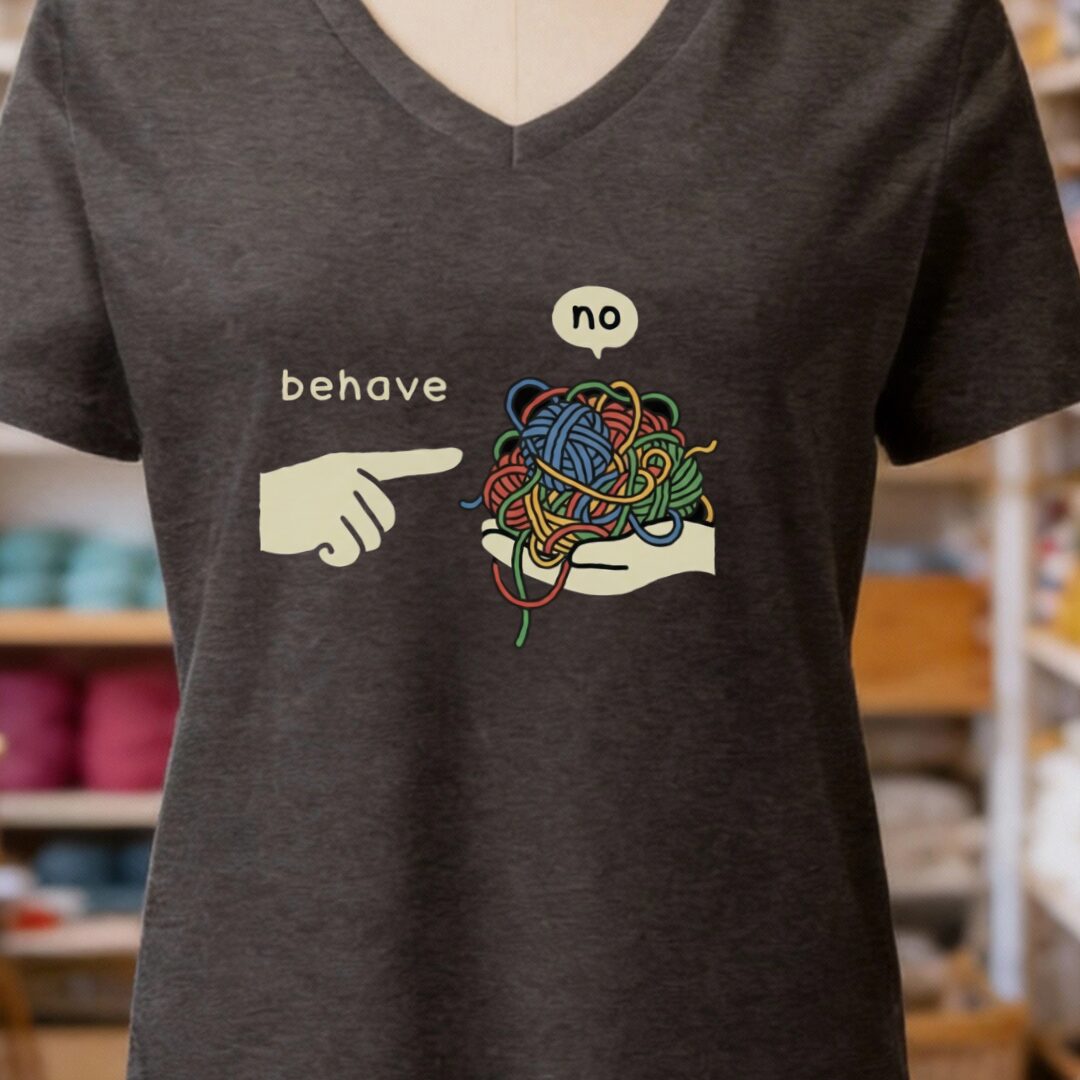 Behave V-Neck T-Shirt Dark Grey t-shirt