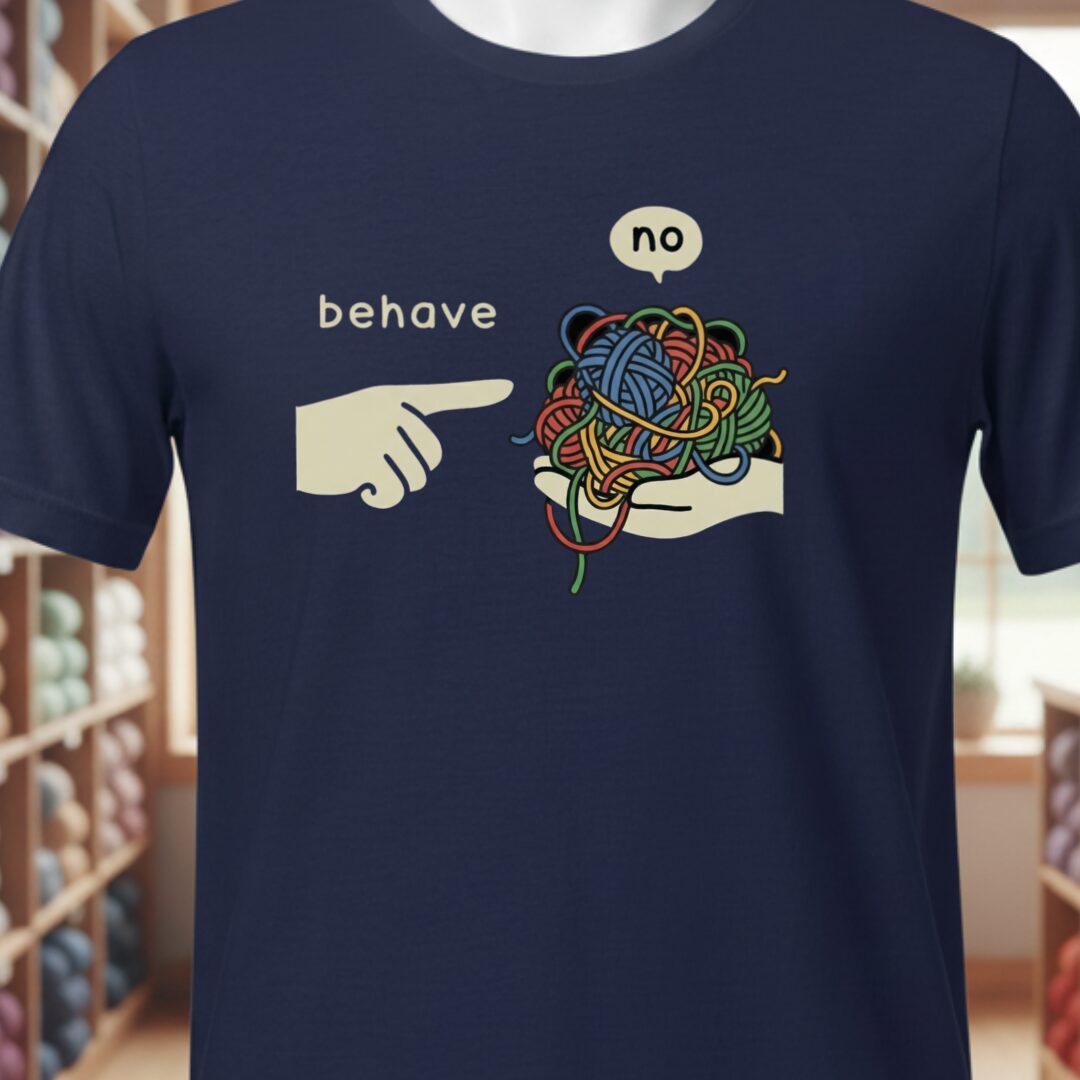 Behave T-Shirt Navy t-shirt