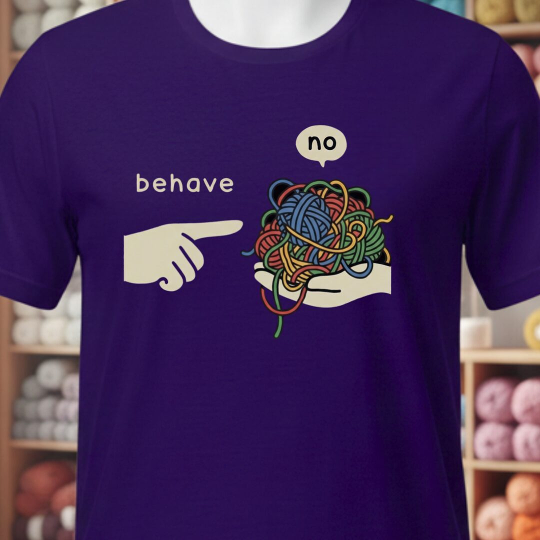 Behave T-Shirt Purple t-shirt