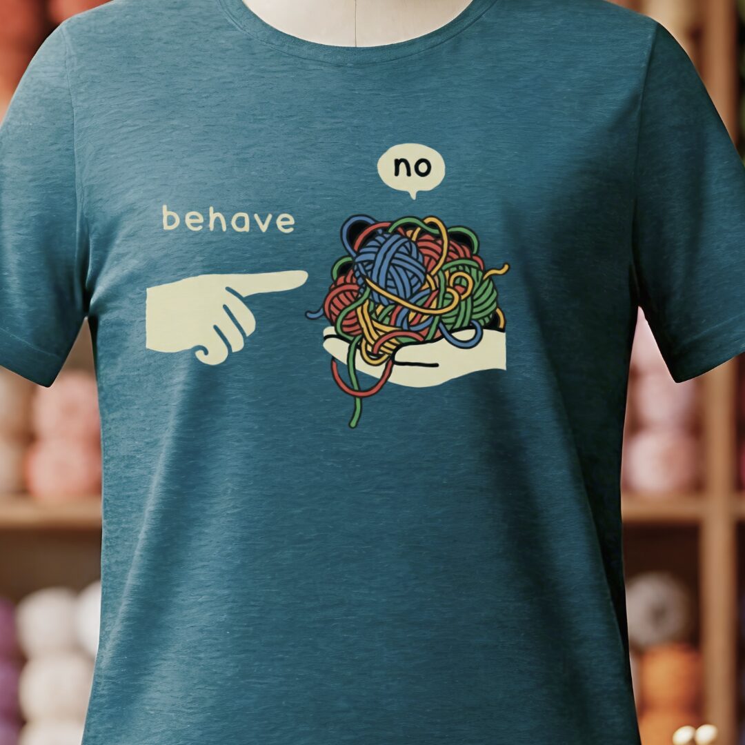 Behave T-Shirt Teal Blue t-shirt