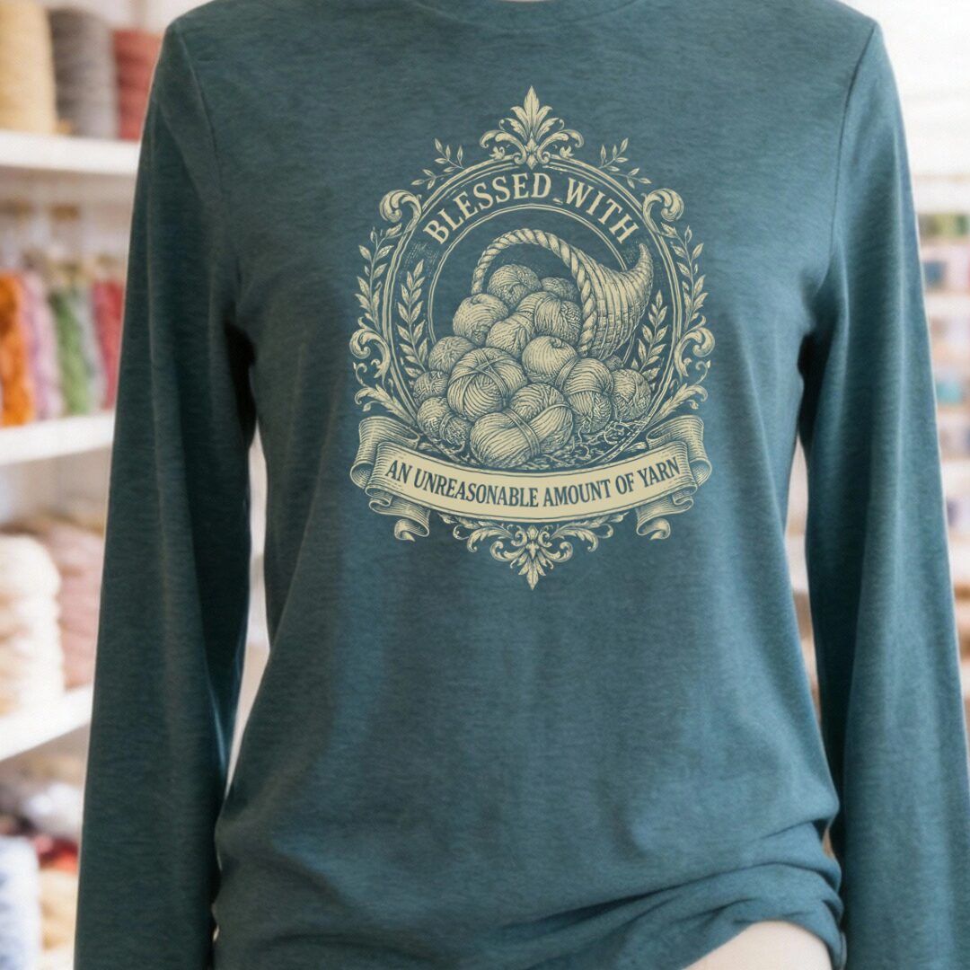 Blessed Teal Blue Long Sleeve Tee.jpg