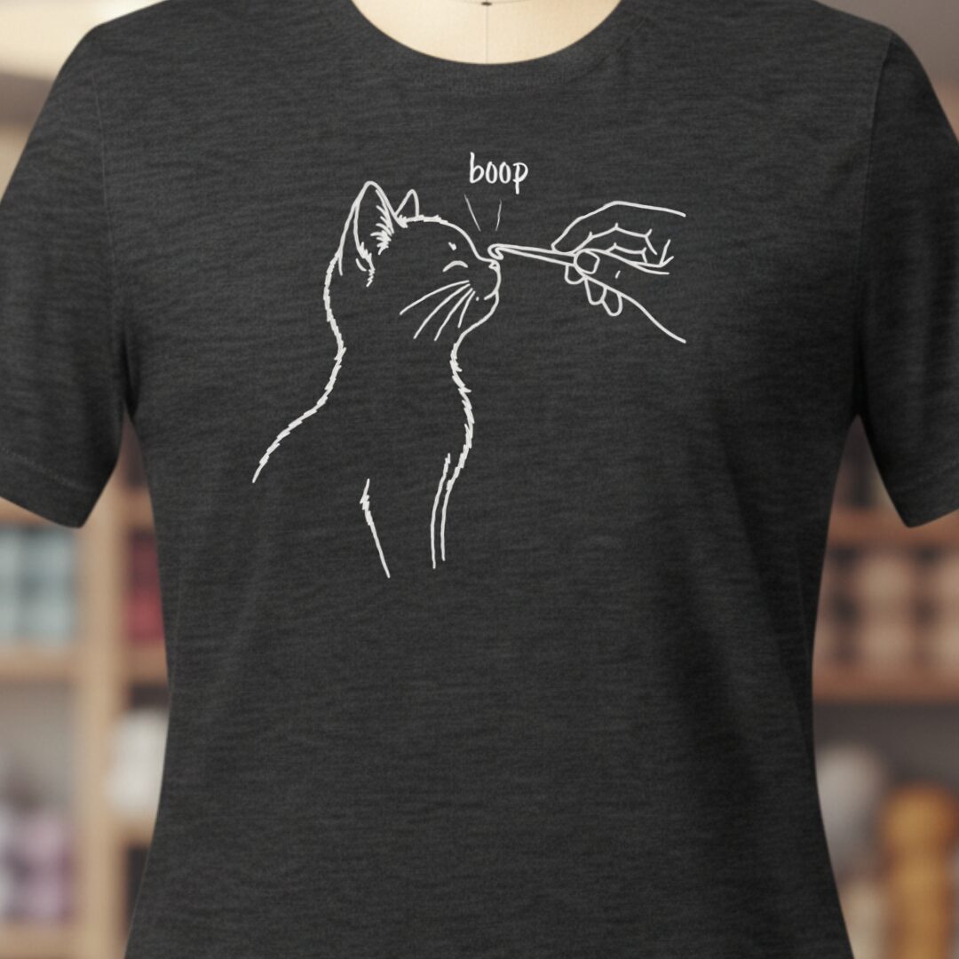 Boop Crochet T-Shirt Dark Grey t-shirt