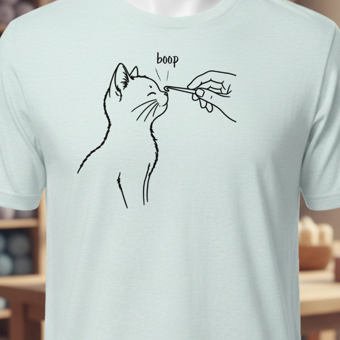 Boop Crochet T-Shirt Ice Blue t-shirt