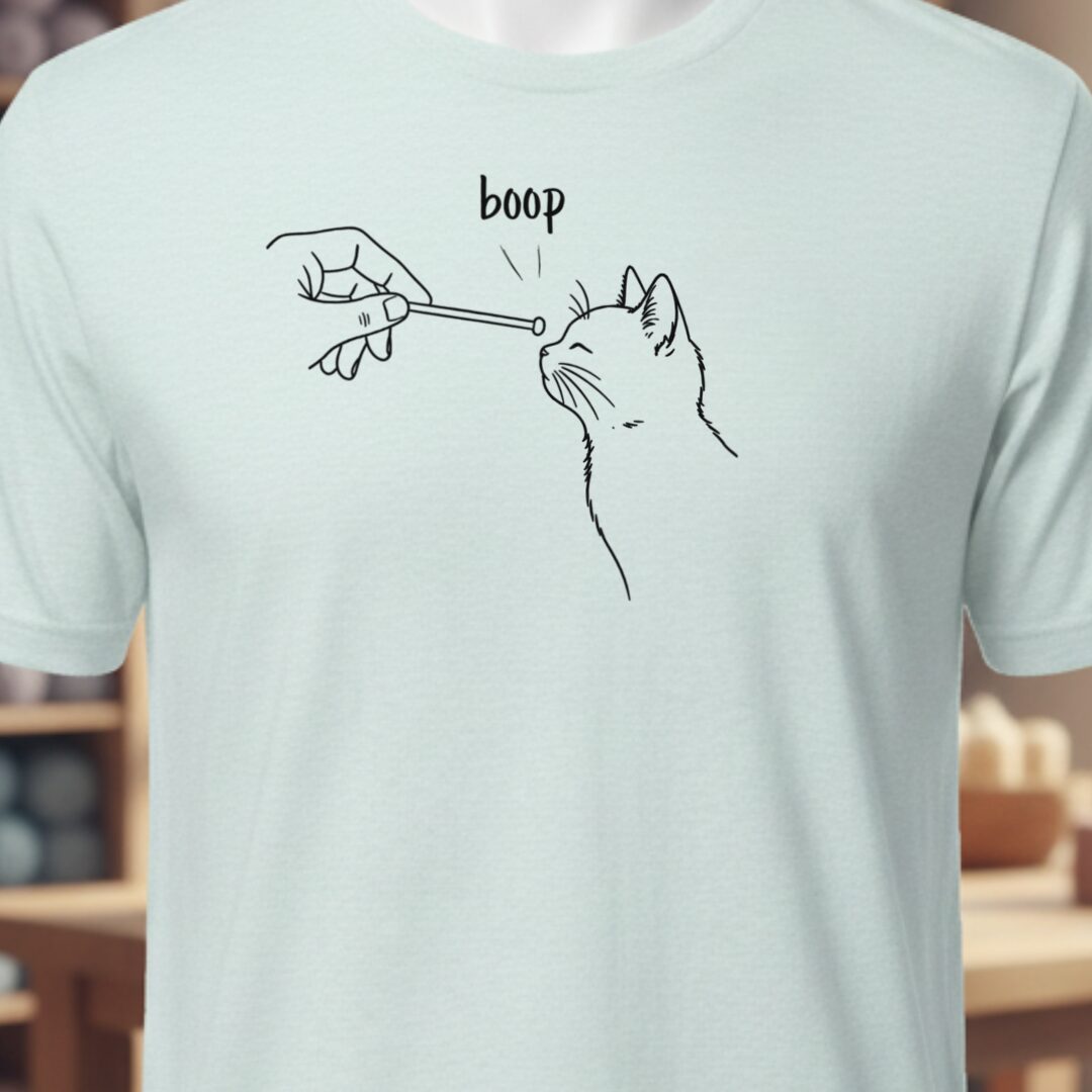 Boop Knitting T-Shirt Ice Blue t-shirt